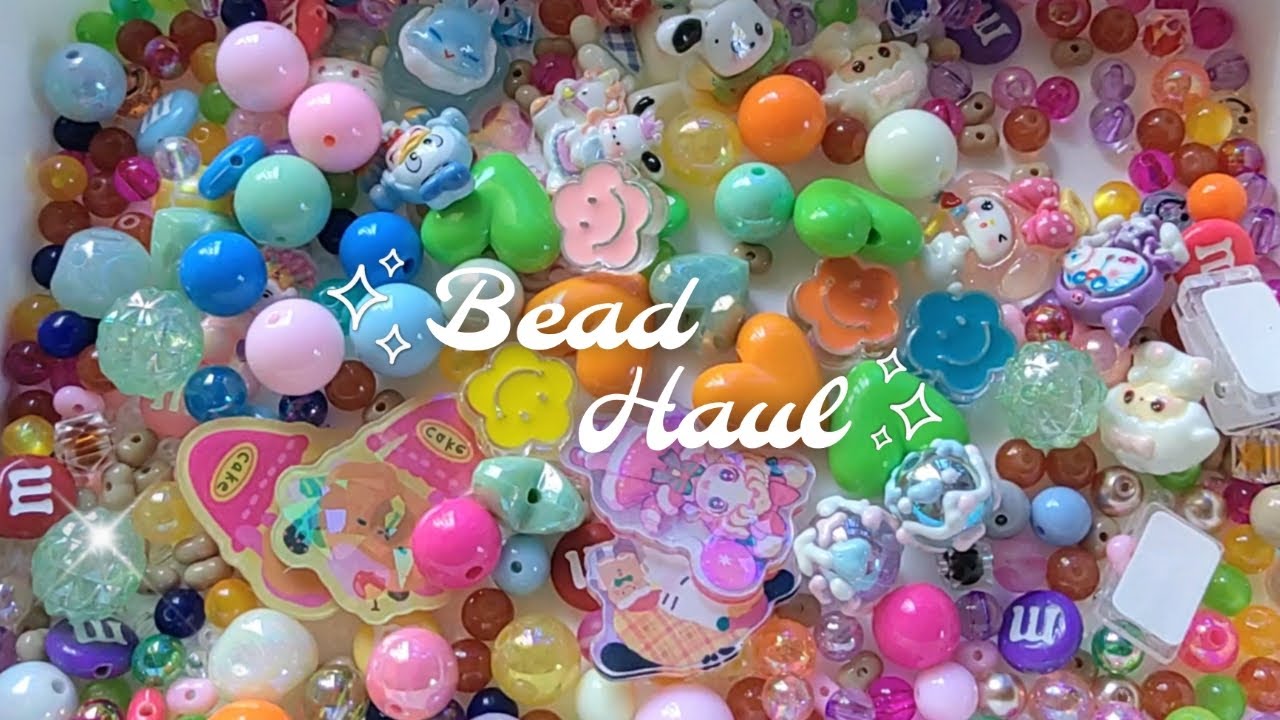 Cozy Bead Haul with ASMR & Relaxing Music | Chill Vibes Only✨