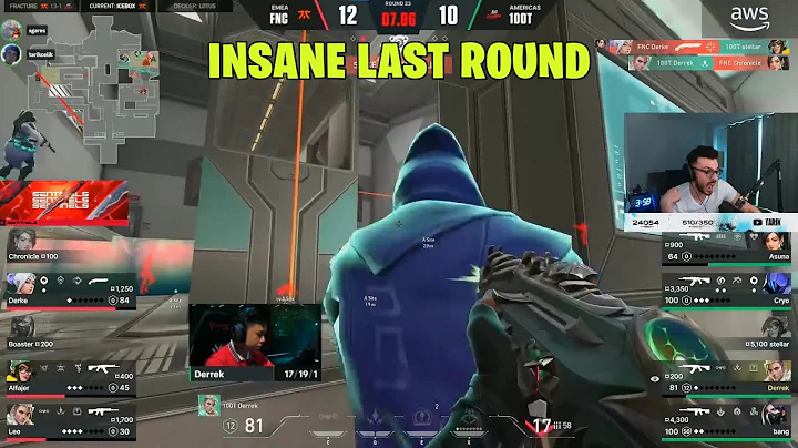 Tarik reacts to Fnatic Eliminating 100 Thieves from VCT LOCK//IN - Fnatic vs 100T Highlights