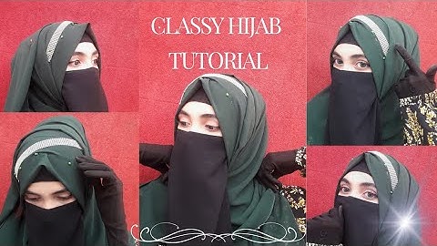 classy hijab tutorial || easy and elegant hijab style for beginners || by hannah shah