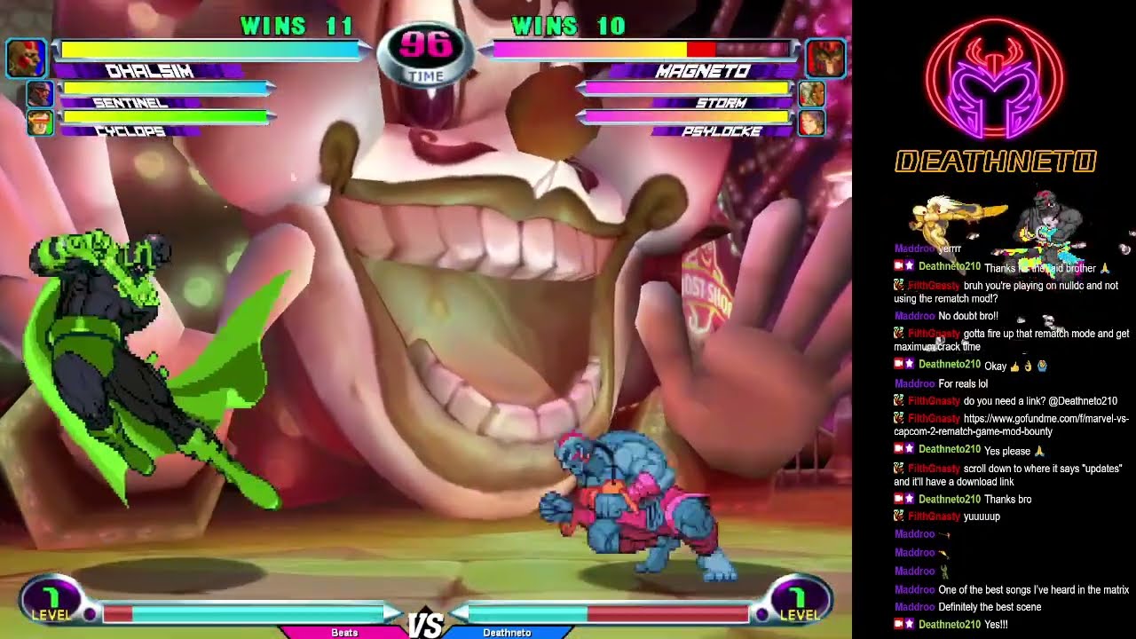 MvC2 Dhalsim 100% keepaway to yoga strike K.O. sequence 9/20/23