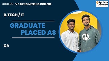 Placement Journey of B.TECH  ( IT ) graduate as QA