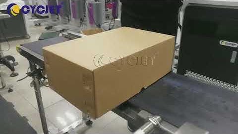 How to Print Product Info on Carton Box by CYCJET High-resolution Large Character Inkjet Printer
