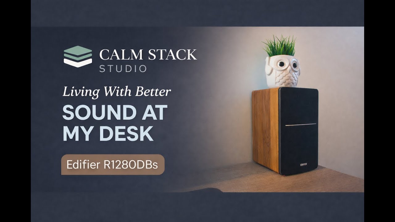 Living With Better Sound at My Desk | Edifier Speaker Desk Setup Review