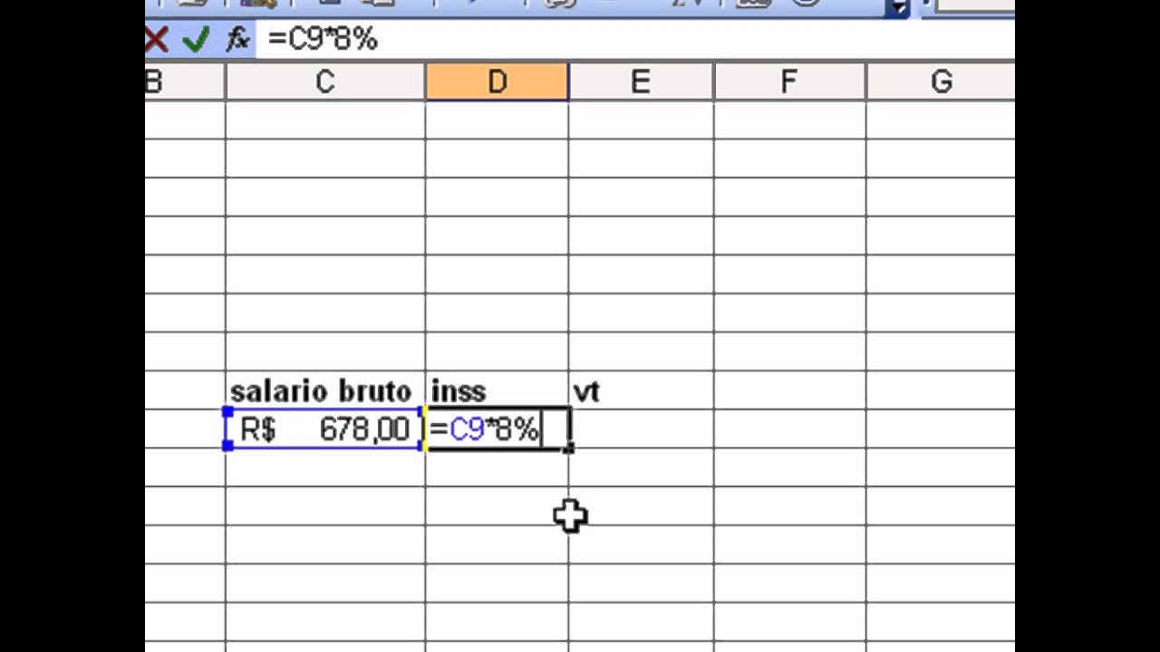 Excel fijar celdas