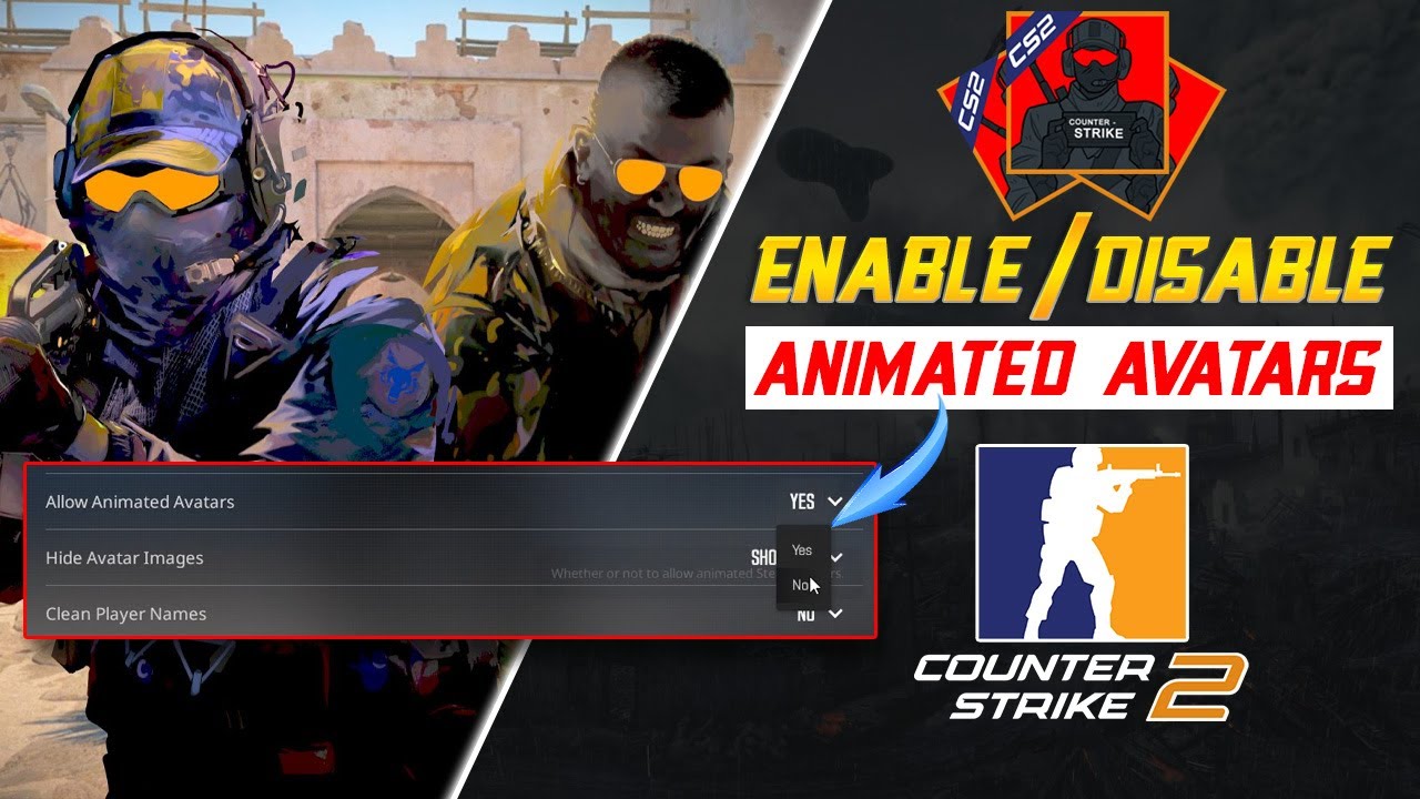 How to Enable or Disable Animated Avatars in CS2 on PC | Get Animated ...
