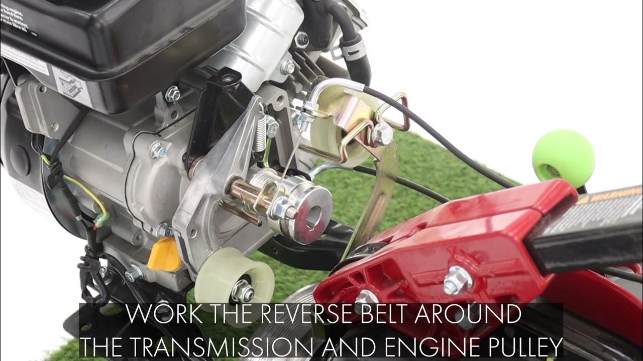 How to change a drive belt on an Earthquake Pioneer Tiller YouTube
