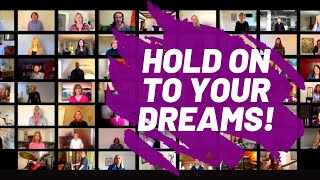 HOLD ON (To Your Dreams) Sung by 50 PERSON CHOIR! | Voices Rock Canada Ensemble