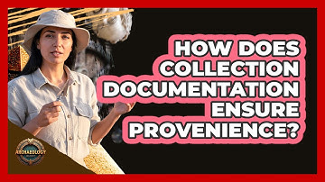 How Does Collection Documentation Ensure Provenience?