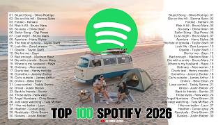 Top 100 English Songs Spotify 2026🩷|| Acoustic Chill and Positive Vibes Music - Road Trip Music 2026 screenshot 1