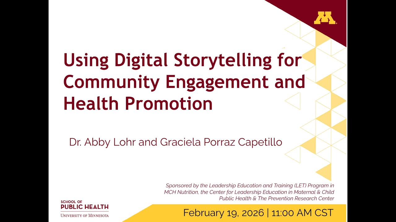 Using Digital Storytelling for Community Engagement with Dr. Abby Lohr and Graciela Porraz Capetillo