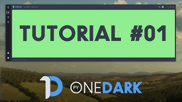 PyOneDark TUTORIAL #01 - Create Pages And Menus - Using VS Code And Qt Designer - Python / PySide6