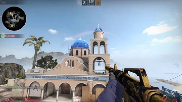CS:GO Santorini a few smokes and wall bangs