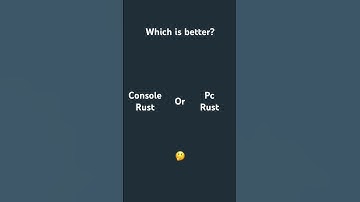 Which one do you play?  #rust #consolerust #console
