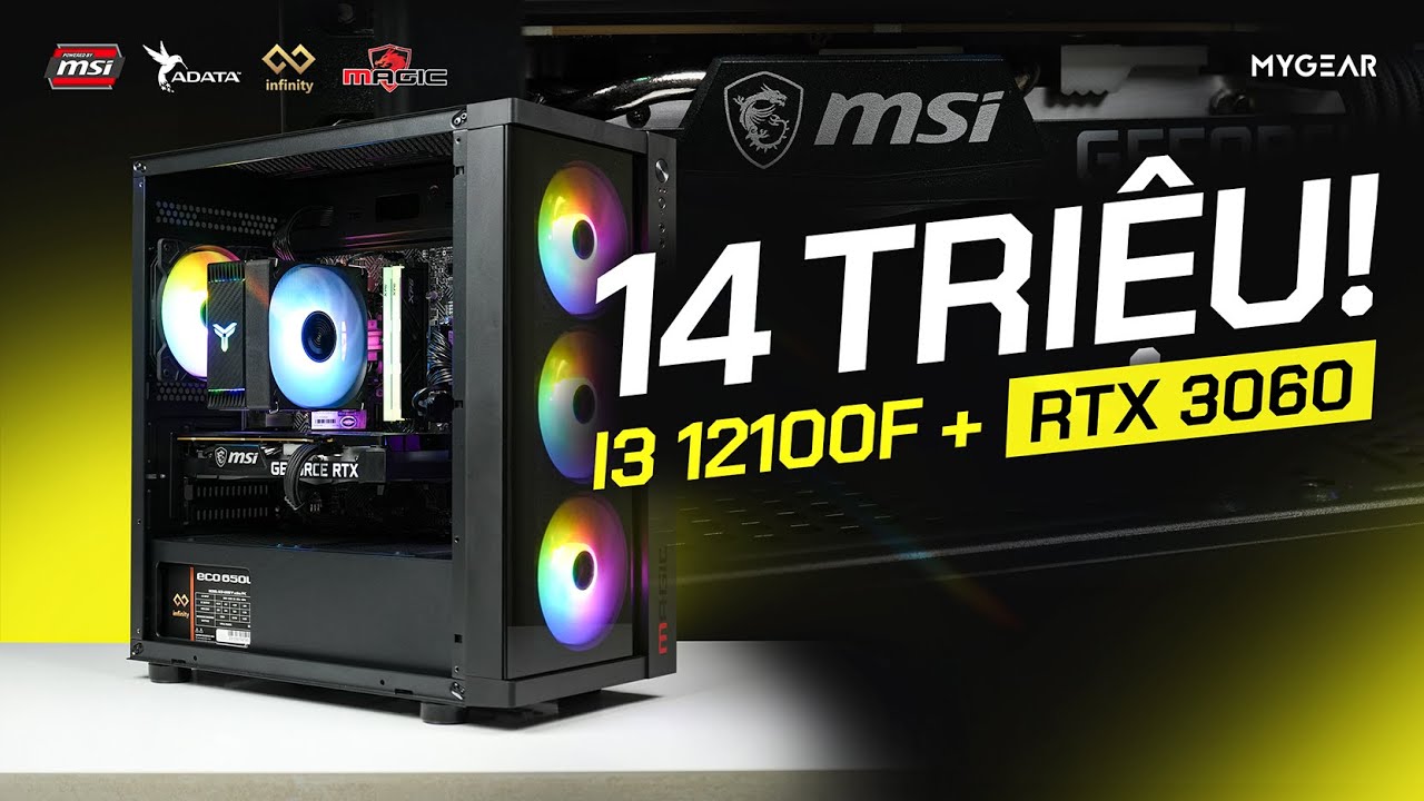 PC Gaming Cyber RTX 3060 12G | Intel I5 12400F | Ram 16GB | 500GB SSD