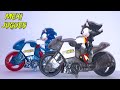 La moto de Sonic y la moto de Shadow Bootleg mexicano 2024