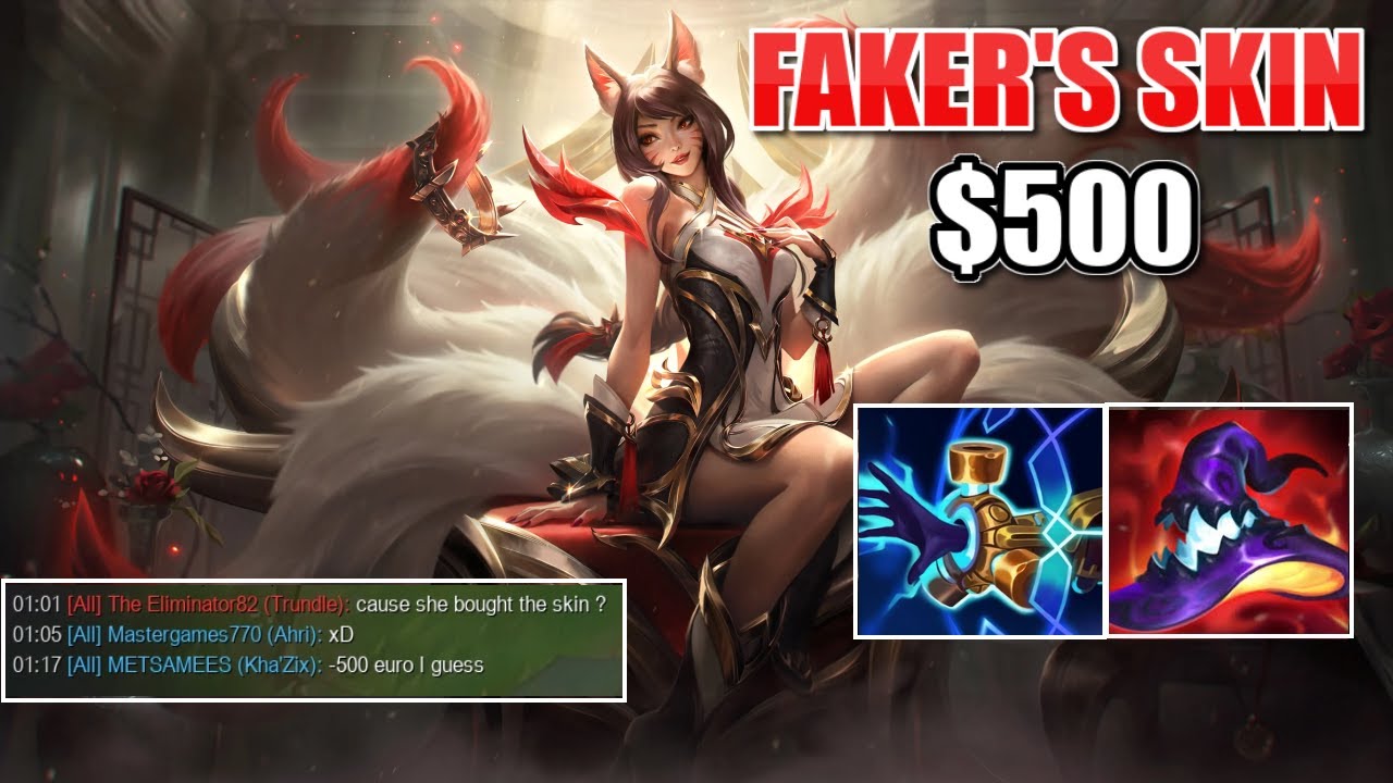 I BOUGHT FAKER AHRI SKIN AND ITS PAY TO WIN! - YouTube