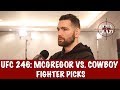 UFC 246: Conor McGregor vs. Donald 'Cowboy' Cerrone Fighter Picks