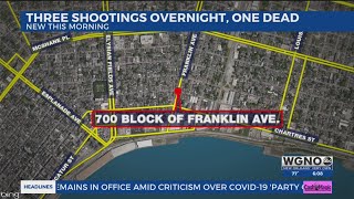 3 shootings overnight in NOLA