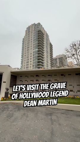 Visiting the grave of Dean Martin