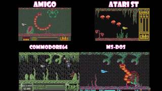 Menace: Atari ST vs  Amigo vs Commodore64 vs MS-DOS
