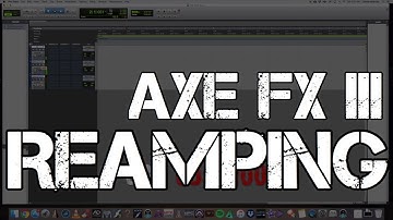 Axe FX III - Reamping