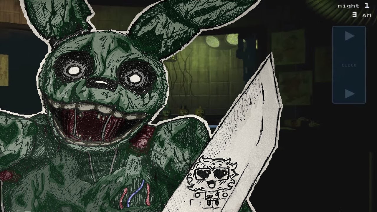 Playing Dead by Daylight But I'm Lore Accurate Springtrap