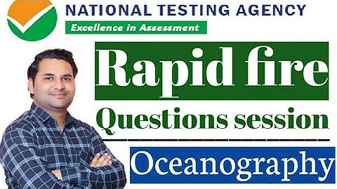 Rapid Fire Question Session | NTA UGC NET 2022 | Oceanography | GEOGRAPHY | JRF 2022 | By Ankit Sir