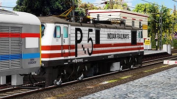 Crazy Acceleration of WAP5 🔥 | Indian Train Simulator | Openrails
