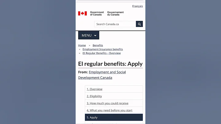How to apply for EI