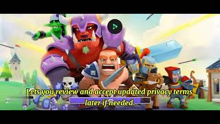 How to revoke privacy consent in Game of Warriors. screenshot 1