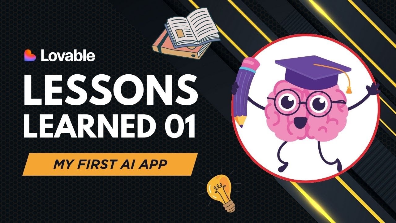 I Built My First App with Lovable AI - Here's What I Learned - YouTube