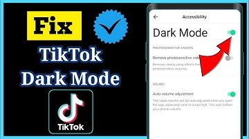 How To Fix TikTok Dark Mode Option Not Showing (New Feature 2025)|Fix Tiktok Dark Mode Option mising
