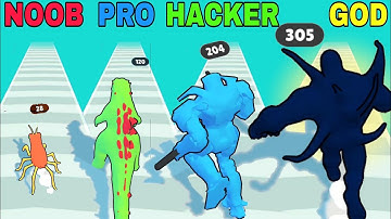 NOOB VS PRO VS HACKER VS GOD in SCP Evolution