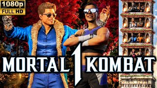 MK1 *FUR COAT JOHNNY CAGE* KLASSIC TOWER GAMEPLAY!! (JANET CAGE AS KAMEO) 1080p 60 (MORTAL KOMBAT 1)