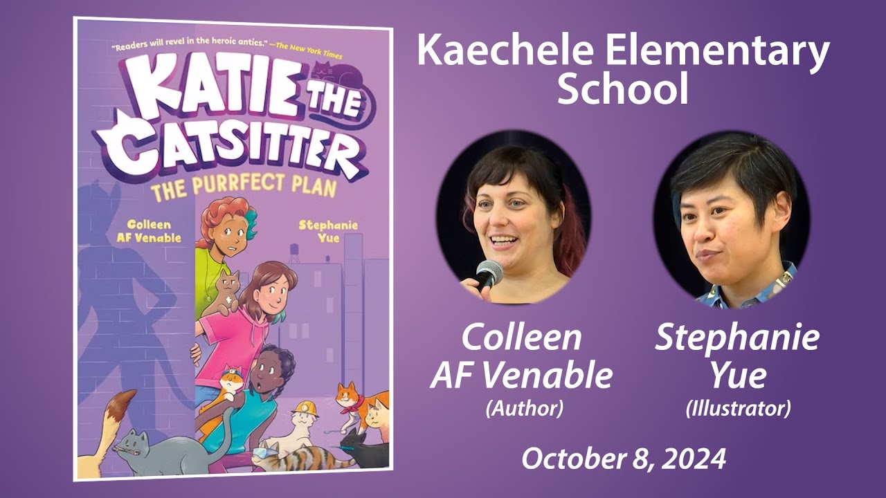 Author Visit Kaechele Elementary School October 8, 2024 YouTube