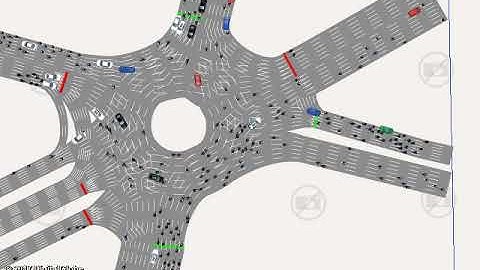 Roundabout in Ho Chi Minh city Simulation on VISSIM - Heterogeneous Traffic