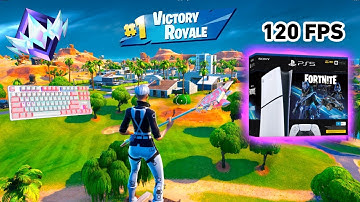 Fortnite Unreal Ranked Reload on PS5 Slim | Keyboard & Mouse Gameplay | 120 FPS