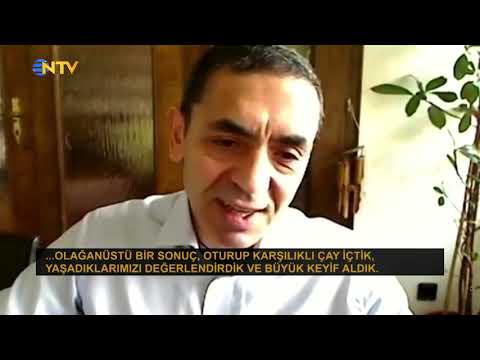 NTV | Prof. Dr. Uğur Şahin: Eşimle çay içerek kutladık