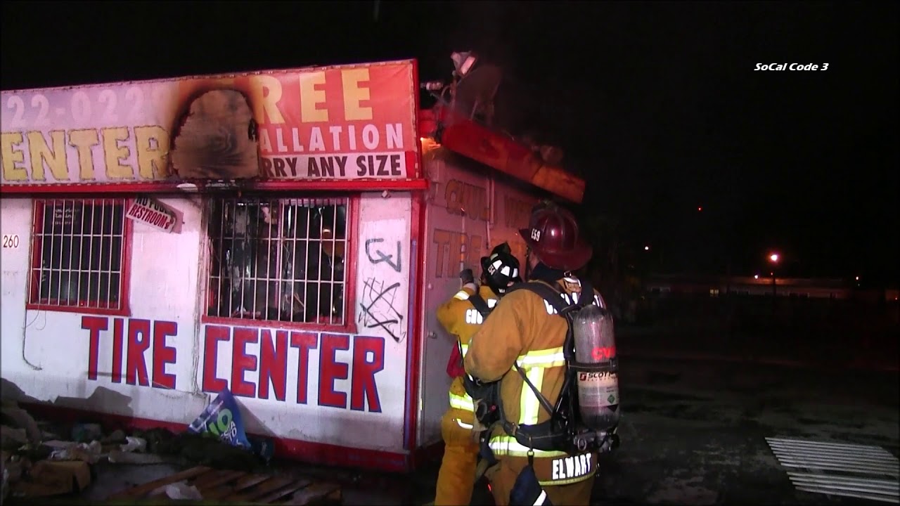 Old Chula Vista Tire Shop Fire 9/2/2018 YouTube