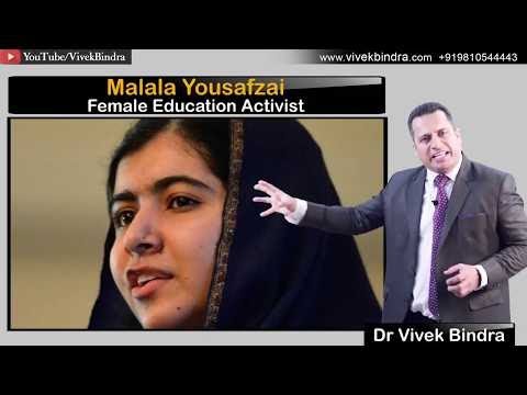 malala yousafzai story by Dr Vivek Bindra ll New Life Motivation