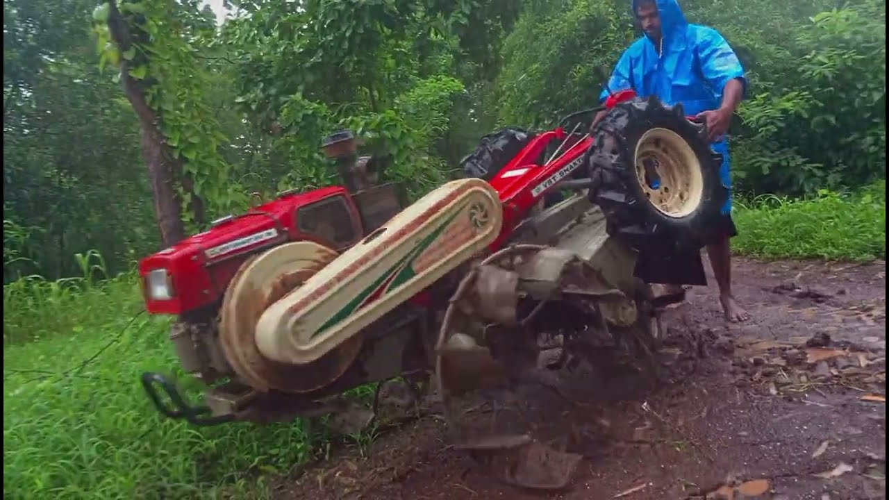 vst shakti 130 Di power tiller in Pudling day -2