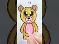 Draw 🎨🖌️ a #teddybear 🧸#drawing in seconds! from #circle ⭕ #teddybearart  stepbystep @ARTAABID