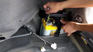 2nd gen prius 12v battery installation step by step tutorial