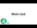 Berge - Mein Lied (Lyrics video)