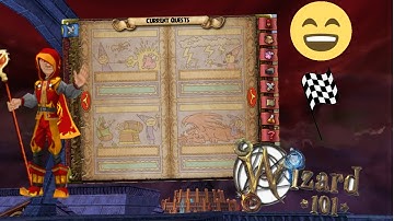 FINISHING ALL SIDE QUESTS PART 2 & HOW WIZARD101 CAN BE IMPROVED!!!!