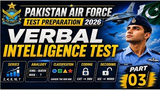 Paf verbal intelligence test 2026|pak air force test preparation|air force test|@Ayeshaforcesacademy screenshot 4