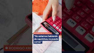 “No puedo comer”: el drama de un trabajador endeudado