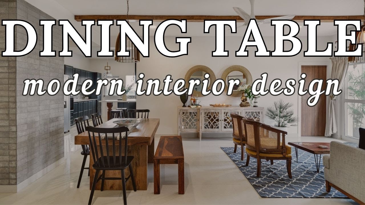 Modern Interior Design: Enhance Your Space with a Wooden Dining Table ...