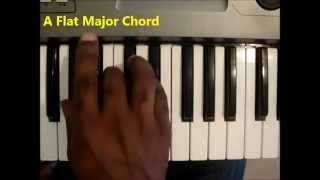 How To Play An A Flat Major Chord (Ab maj) On Piano