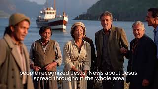 Jesus Heals Many Sick in Gennesaret by the Touch of his garment